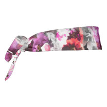Aquarela Floral - Design abstrato rosa e branco