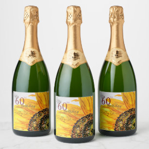 Aquarela Floral Festa de aniversário de Girassol