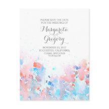 aquarela floral salve os cartões postais de data