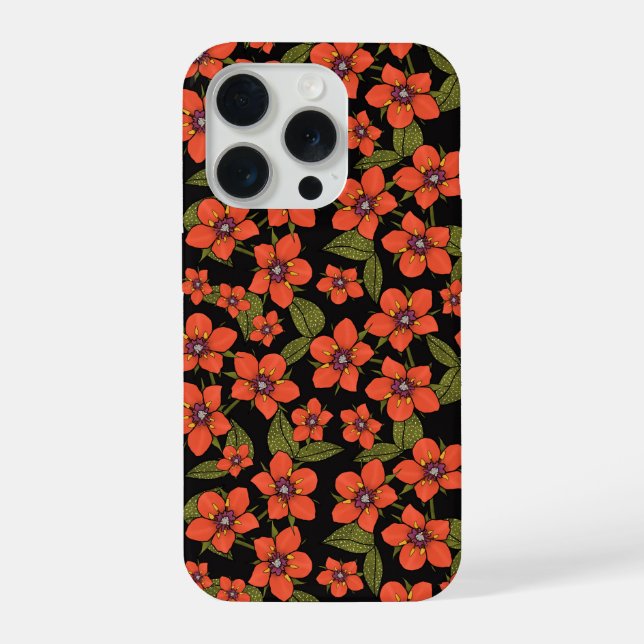 Aquarela floral vermelha (Verso)