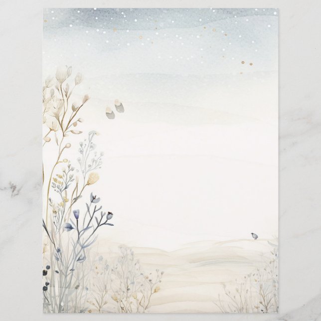 Aquarela Flores (Verso)