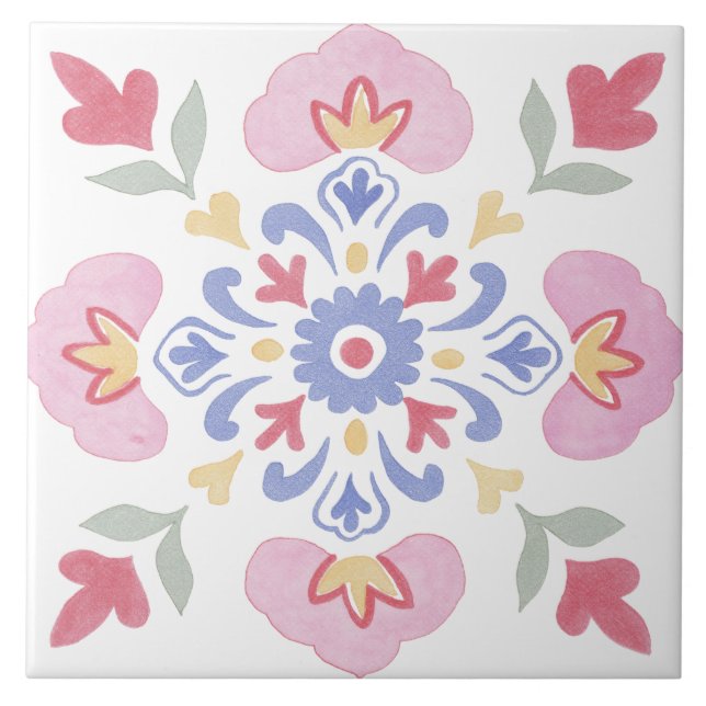 Aquarela Jardim Folclórico (Frente)