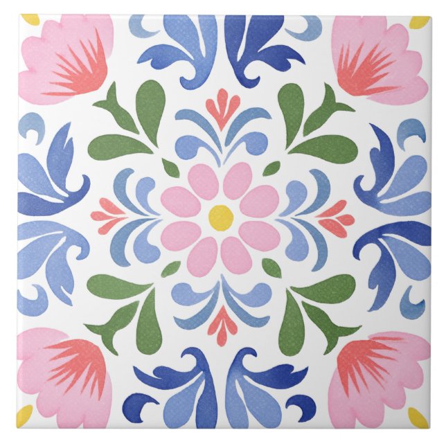 Aquarela Jardim Folclórico (Frente)