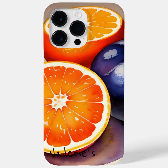 Aquarela Laranja Brilhante (Verso)