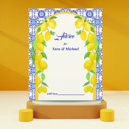 Aquarela Limões Casamento Noiva Amalfi