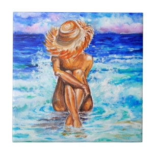 Aquarela - Na Costa - Verão - Aquarela