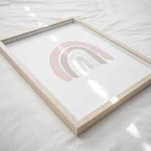 Aquarela Neutra Arco-Íris poster