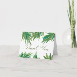 Aquarela Pine Woods | Agradecimento de Casamento