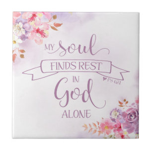 Aquarela Que Minha Alma Encontra Descanso, Ps 62:1