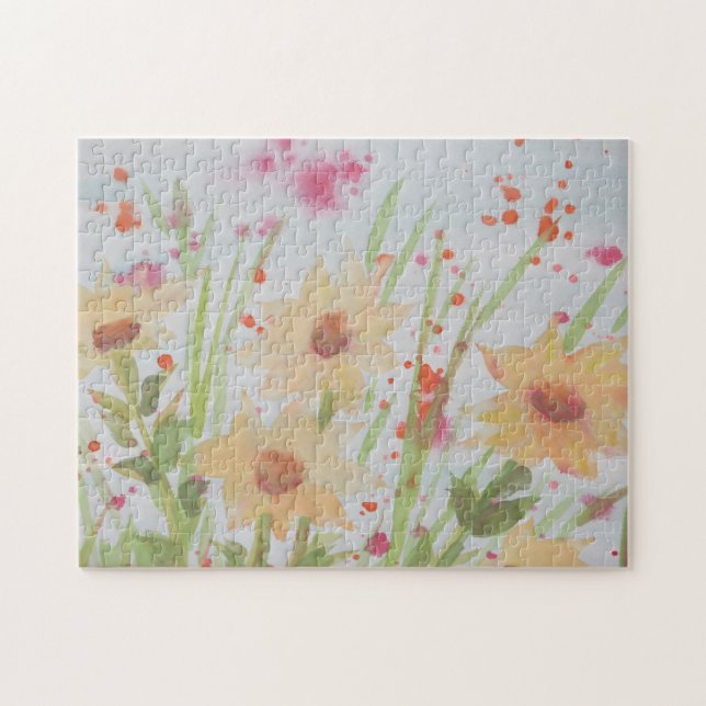 Aquarela Quebra-cabeça (Horizontal)