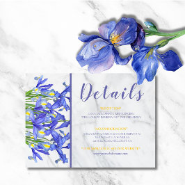 Aquarela Romântica Enclosure Floral Azul Mármore