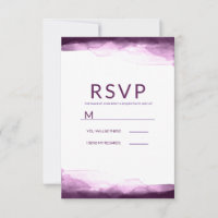 Aquarela Roxo de Boysenberry Chic Moderno RSVP