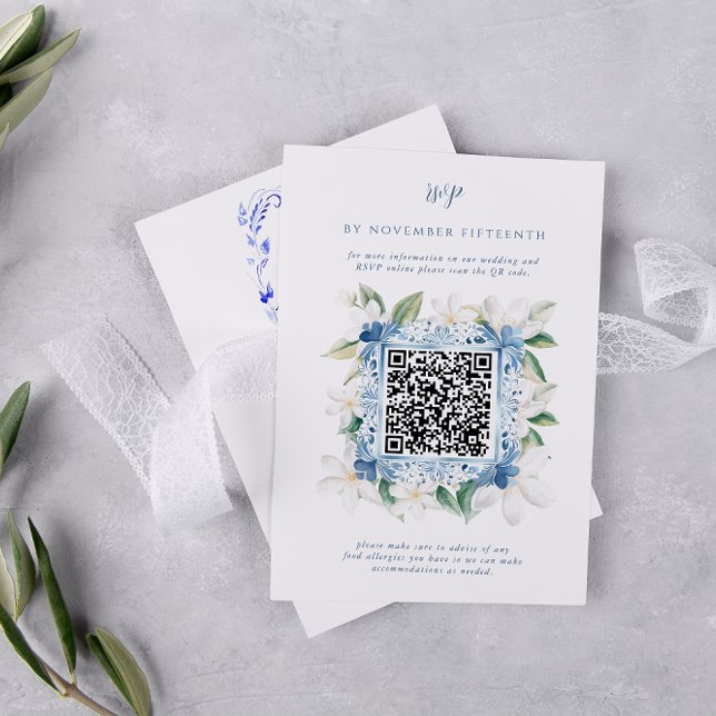Aquarela Santorini Grécia | RSVP Casamento Código  (Criador carregado)