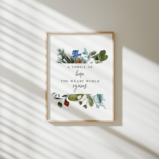 Aquarela uma emoção na poster de Natal Esperança (Criador carregado)