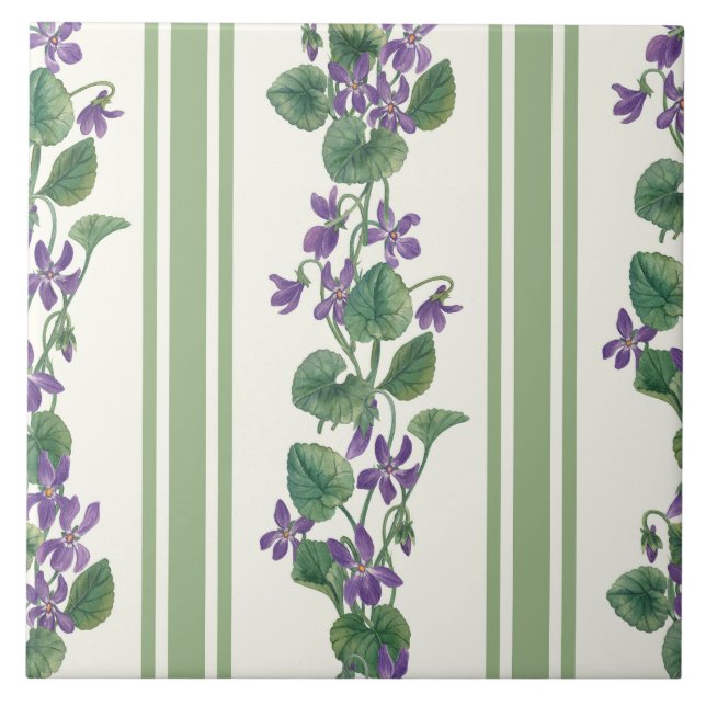 Aquarela violetas e listras (Frente)