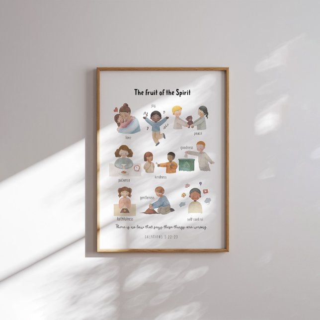 Aquarelas a fruta da poster espirituosa (Criador carregado)