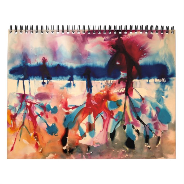 aquarelas, calendário (Capa)