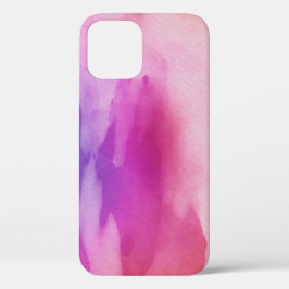 Aquarelas Rosa e Roxo