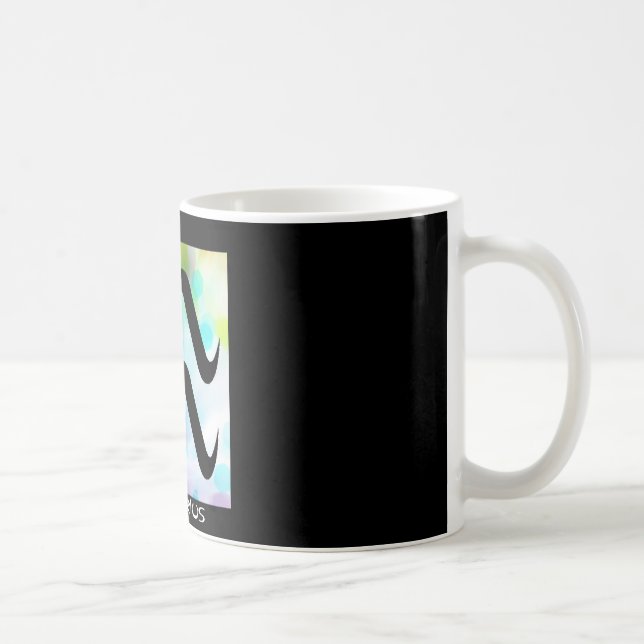 "AQUÁRIO" 11 onças. CANECA DE CAFÉ DA CAMPAINHA (Direita)