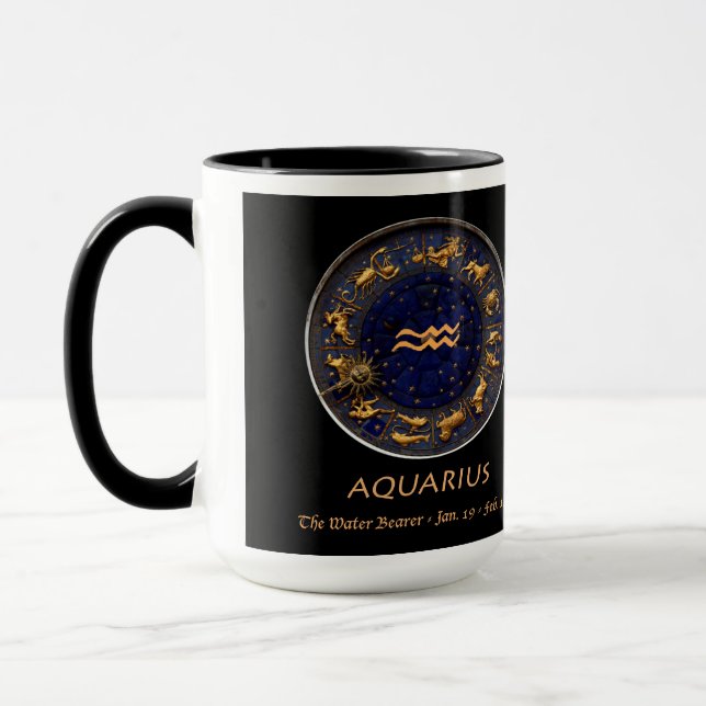 Aquário astrológico da caneca de Paul Whitehead (Esquerda)