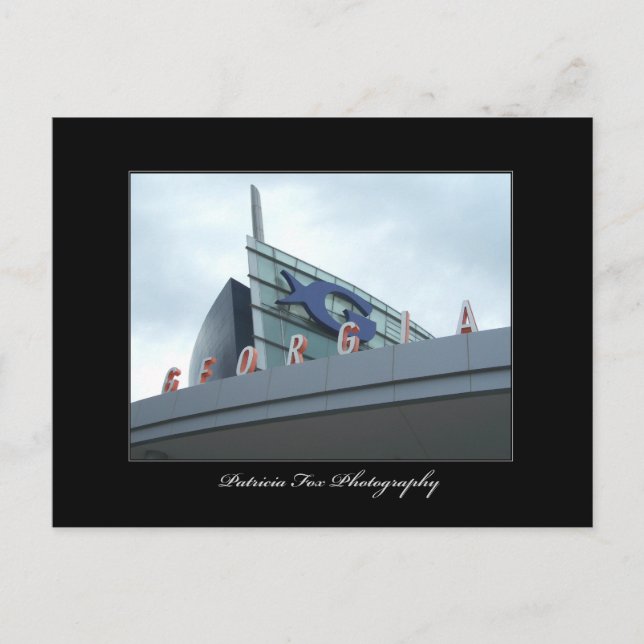 Aquário da Geórgia - Cartão postal (Frente)