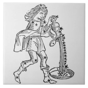 Aquário (o portador de água) uma ilustração de