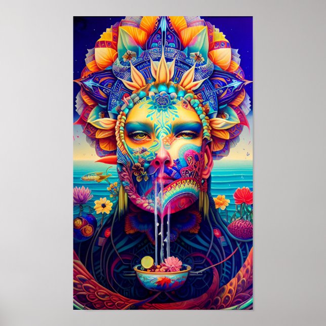 Aquarius Goddess Poster (Frente)
