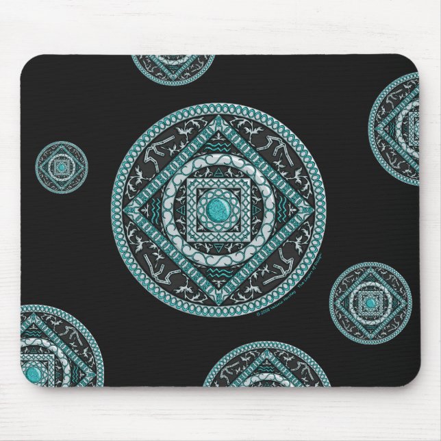 Aquarius Mandala Mousepad (Frente)