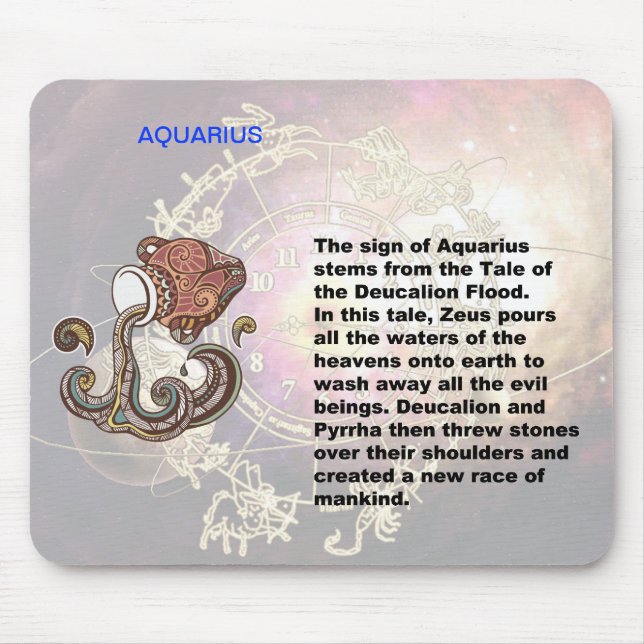 Aquarius Origine Mousepad (Frente)
