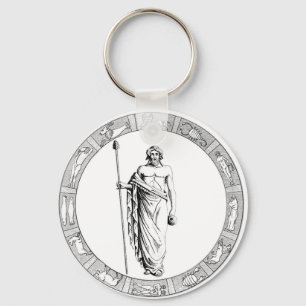 Aquarius Zodiac Chaveiro