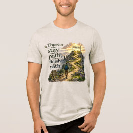 Aquelas Que Permanecem no Caminho Camiseta Inspira