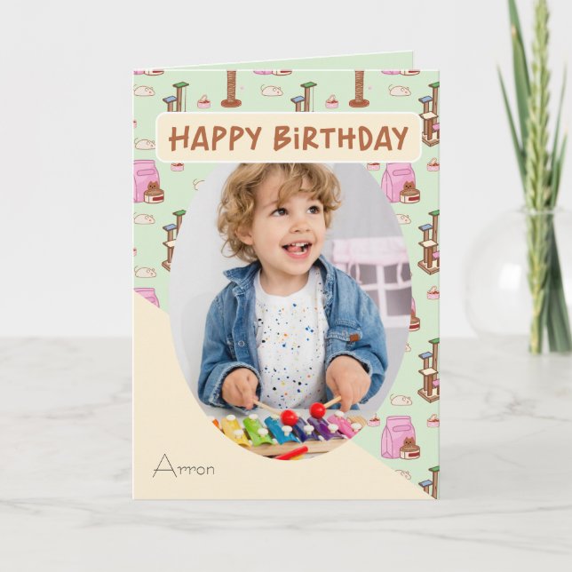 Aquele Cartão de Aniversário do Cat Life Cat (Frente)