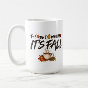 Aquele Onde É Outono Caneca de Café de Outono Acon