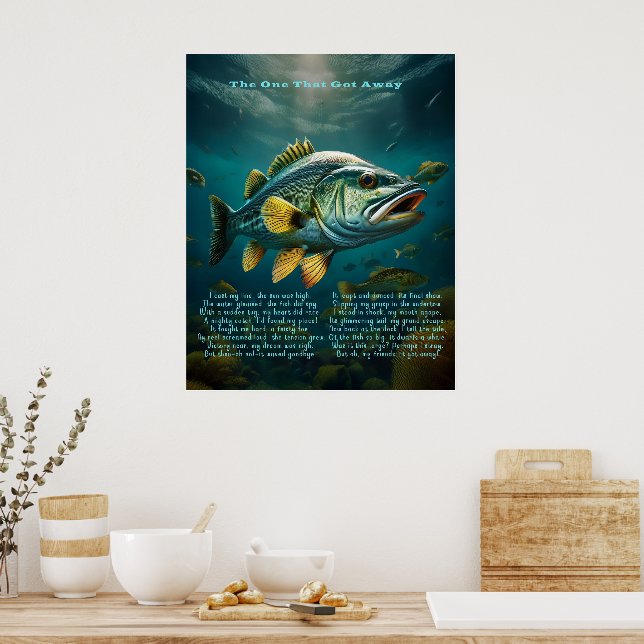 Aquele Que Ficou Sem Poster Com Poema (Cozinha)