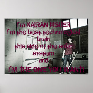 Aquele que você quer Kai COS Poster (RARE)