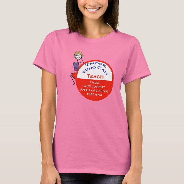 Aqueles que podem ensinar Camisetas (Frente)