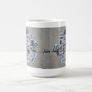 aqui azulejos bege da fita da caneca do jongg do