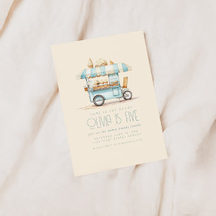 Aqui Está O Convite De Aniversário Do Sorvete Scoo