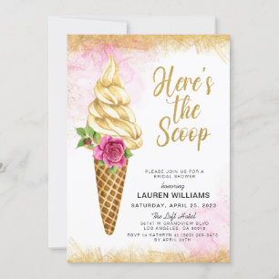 Aqui está o Convite para Chás de panela do Scoop