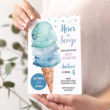 Aqui está o convite para Festa de aniversário de S