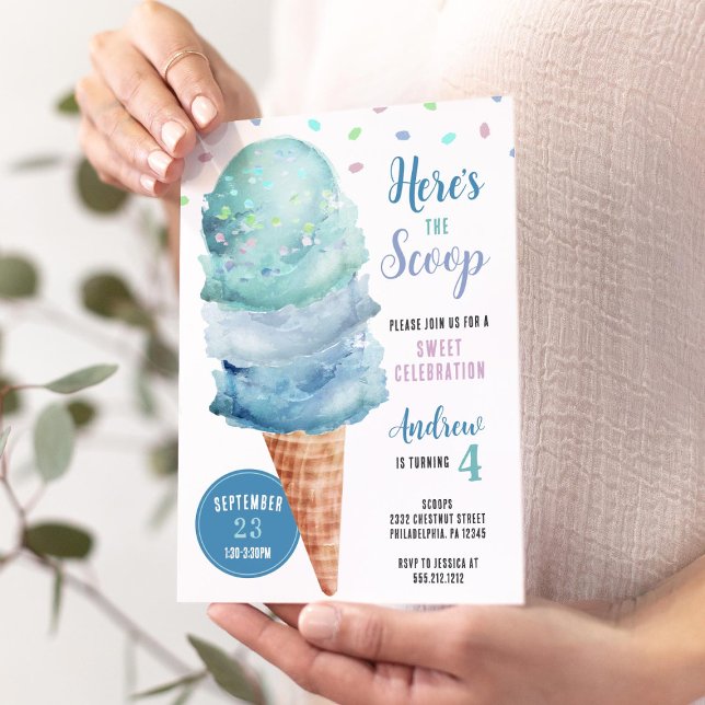 Aqui está o convite para Festa de aniversário de S (Criador carregado)