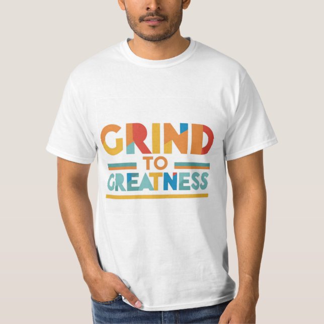 aqui está uma design de camiseta com o texto "Grin (Frente)