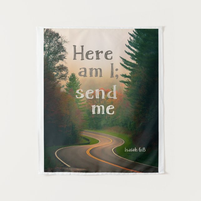 Aqui estou eu - Tapeçaria (Frente)