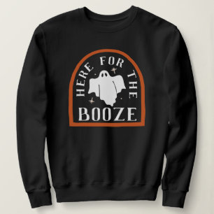 Aqui para a camiseta Booze Ghost Halloween
