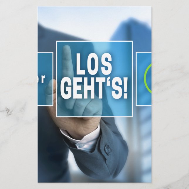 Aqui vamos nós (german los gehts) o conceito de te (Frente)
