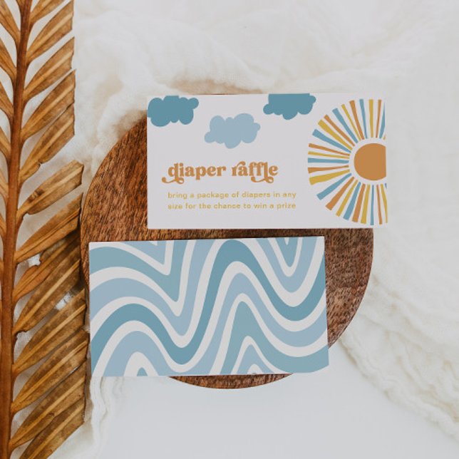 Aqui vem a Fralda do Sol Cartões Raffle (Criador carregado)