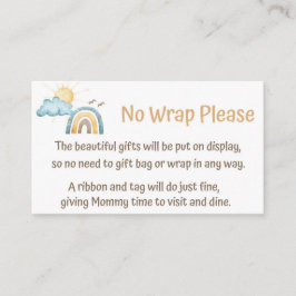 Aqui Vem O Cartão De Exibição Son No Wrap