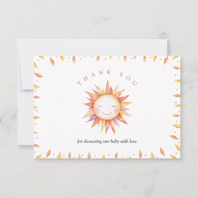 Aqui vem o Cartões de agradecimentos do Chá de fra (Frente)