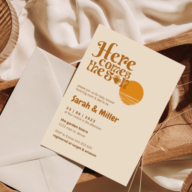 Aqui Vem O Convite De Revelação Do Sexo Do Sol (Criador carregado)