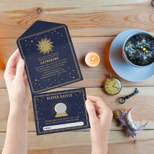 Aqui Vem O Filho   Chá de fraldas de Tarot Sun